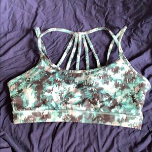Cute strapped sports bra